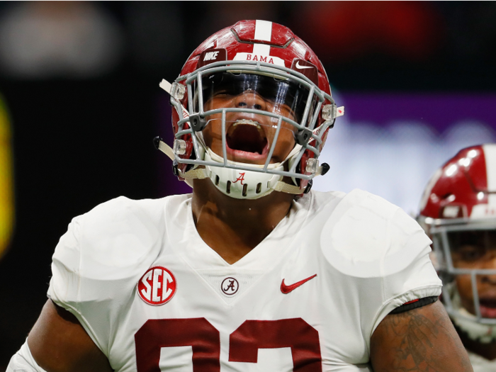 3. New York Jets — Quinnen Williams, DL (Alabama)