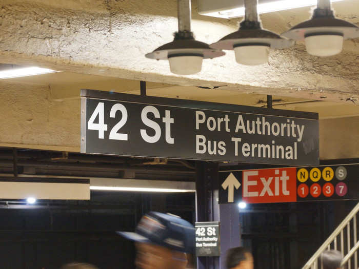 NYC Transit Station Signs