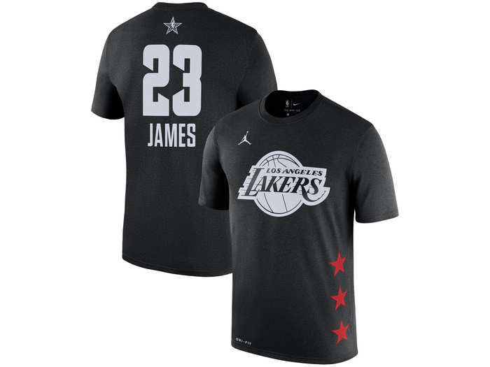 Gear for the All-Star captains LeBron James and Greek Freak