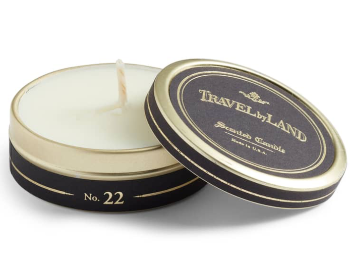 Land by Land Travel by Scented Travel Candle