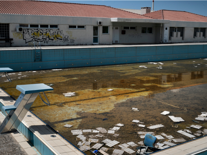 As the country suffered from severe economic issues, its overly elaborate Olympic venues became dilapidated.