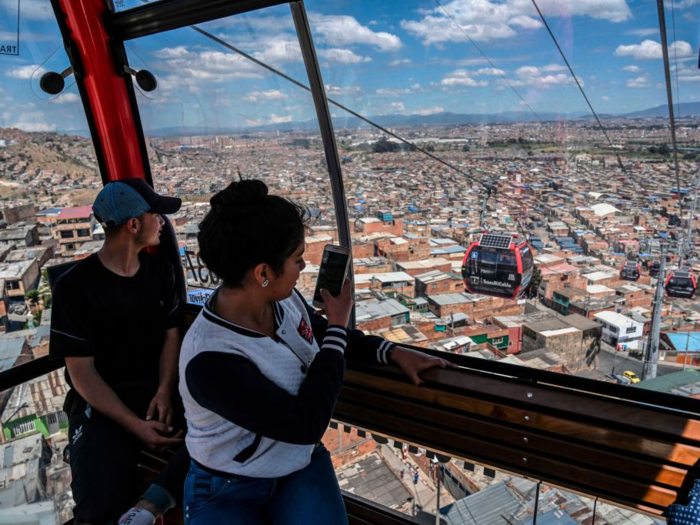 I visited Bogotá in January, and found out that a low-income locality near the capital city had just launched its own version of public transit via cable car — the TransMiCable.