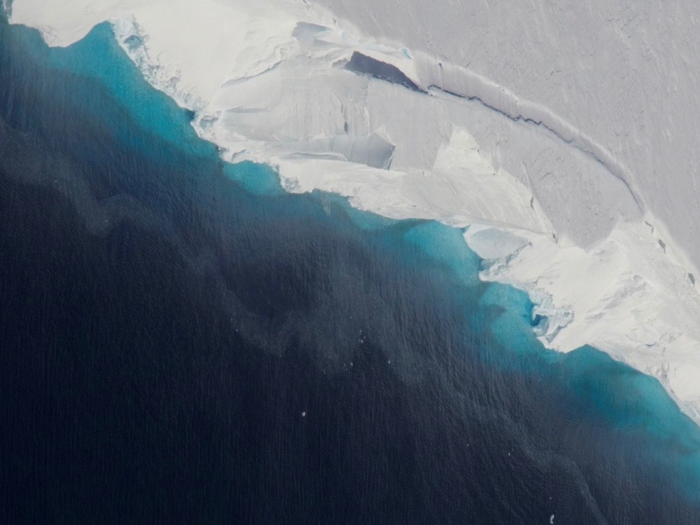 The recently discovered cavity in the ice sheet appears to have grown rapidly thanks to the penetrating ebb and flow of warm ocean water underneath.