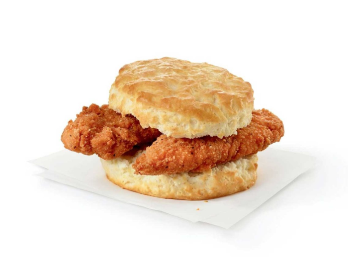 Spicy Chicken Strip Biscuit