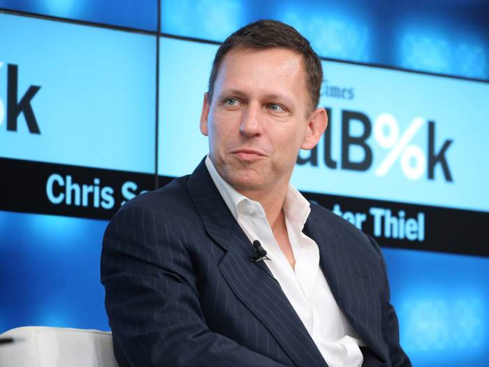 Peter Thiel, cofounder of PayPal, Palantir, and Founders Fund