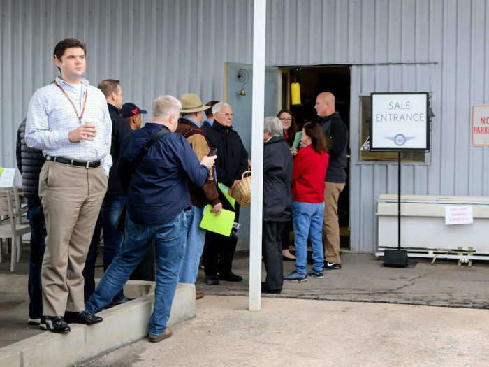 Be sure to get there early — the line forms quickly!