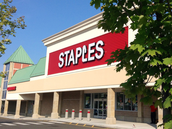 In the event of a horrific disaster, shopping for office supplies at Staples shouldn