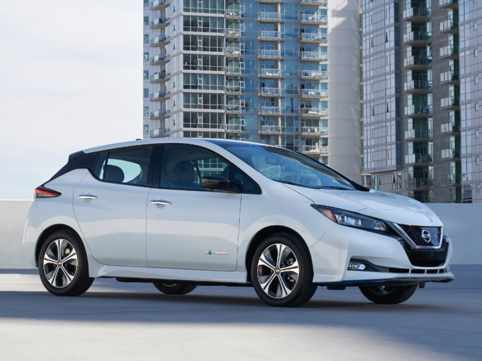 The Leaf e+, pictured below, will arrive in the US in the spring, Nissan says.