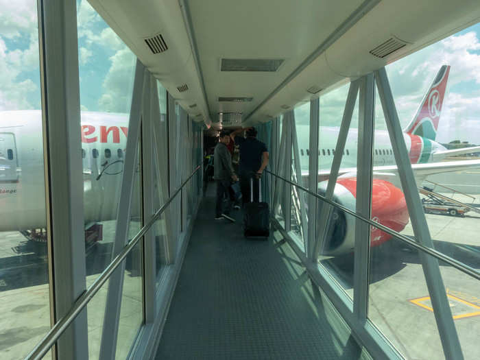 While the ticket check getting into the gate area is a little wonky, it actually speeds up the boarding process considerably.