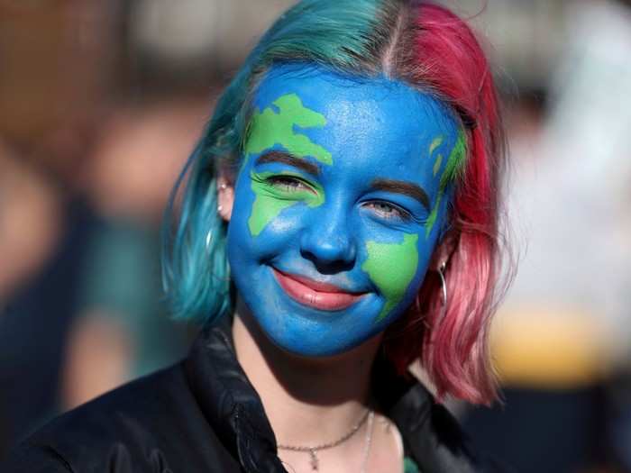 Thousands of English students missed school to attend one of more than 60 climate protests across the country.