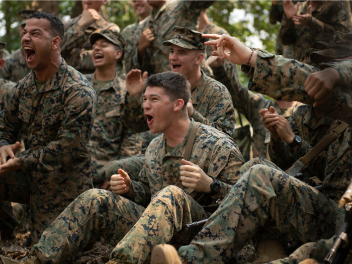 This anticipated part of their training will come in handy if Marines become isolated from their unit and far from the logistics train they normally depend on.