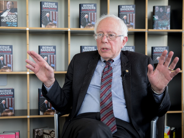 Sanders made more than $1 million for the first time in 2016, largely thanks to book royalties, which earned him about $868,000 that year.