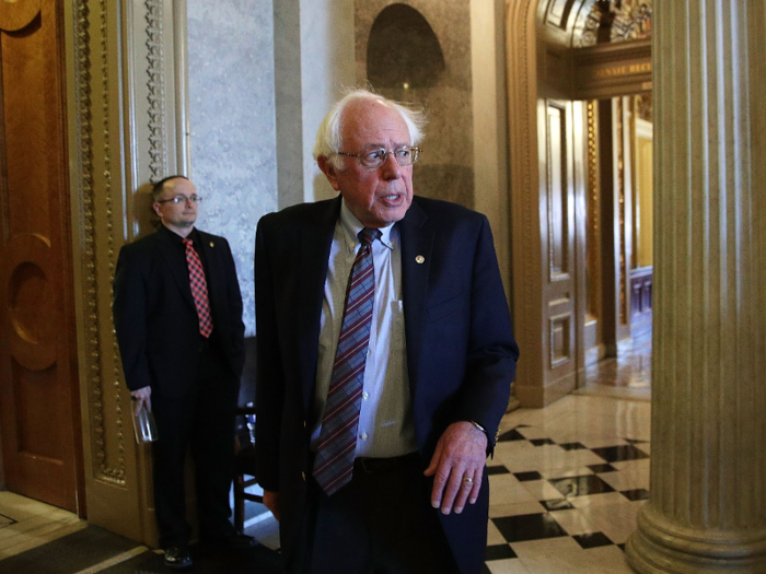 Sanders makes $174,000 a year from his senator