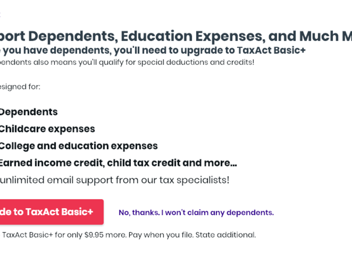 One thing I like about TaxAct is that it