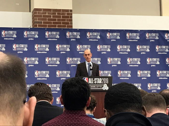 NBA Commissioner Adam Silver held his annual All-Star press conference on Saturday, addressing the state of the league, the Anthony Davis trade saga, and even roasting Dirk Nowitzki.