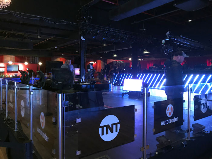 I landed in Charlotte on Thursday, one day before the All-Star Weekend officially kicked off. The marquee event on Thursday was the filming of TNT