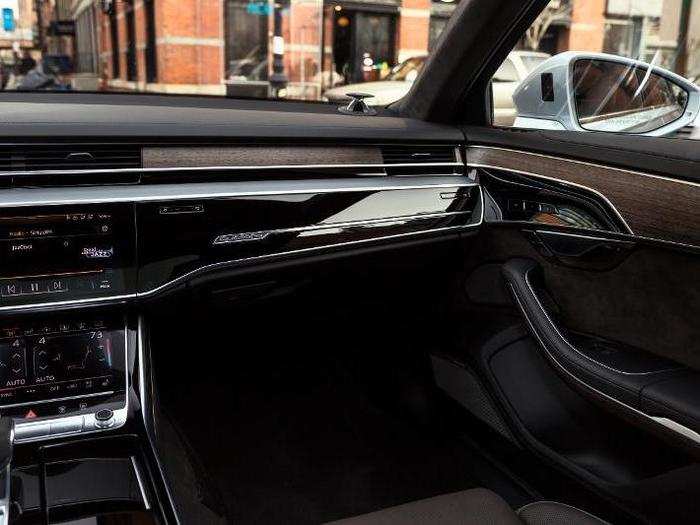 In the A8 L, tech shares space with luxury. But it isn