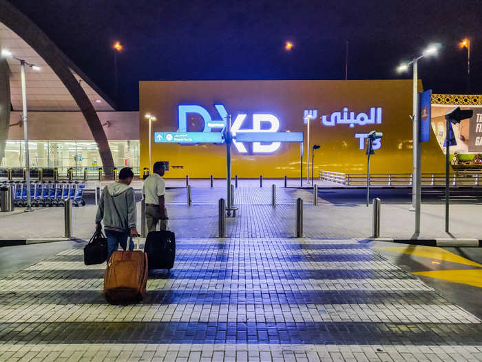 The driver took me to Terminal 3, Dubai International Airport