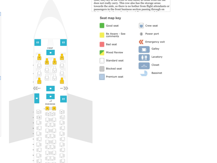 Thankfully, Zabeel let me use the facilities until my flight. I spent a not insignificant amount of time studying this plane diagram to pick the absolute best seat. It