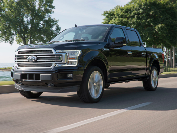 3. Full-sized pickup truck: Ford F-150