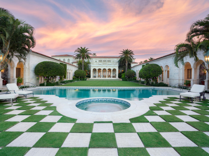 The guest wings overlook the estate