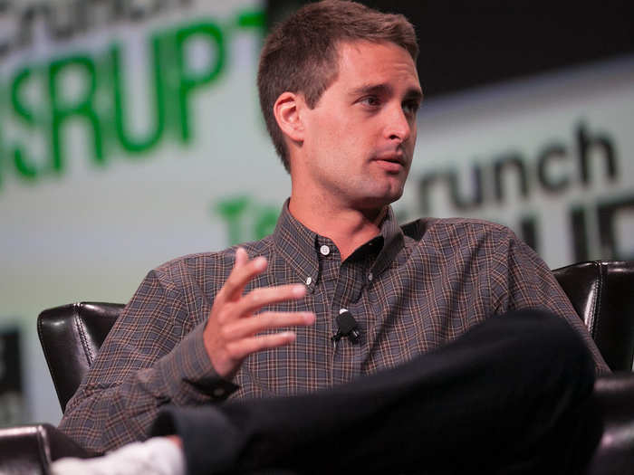 Evan Spiegel founded Snapchat with Reggie Brown and Bobby Murphy in 2011 when he was 21 years old.