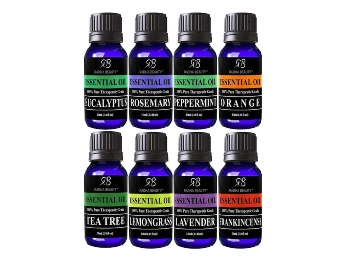 An essential oils set