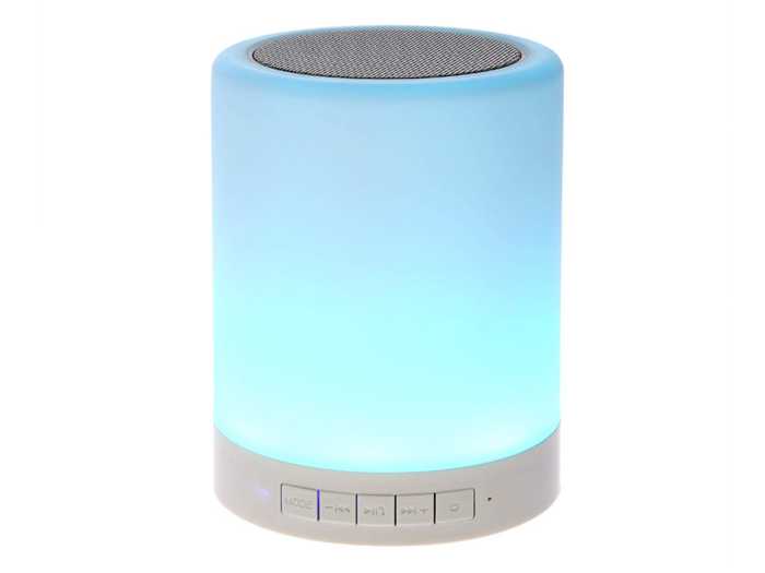 A color-changing Bluetooth speaker