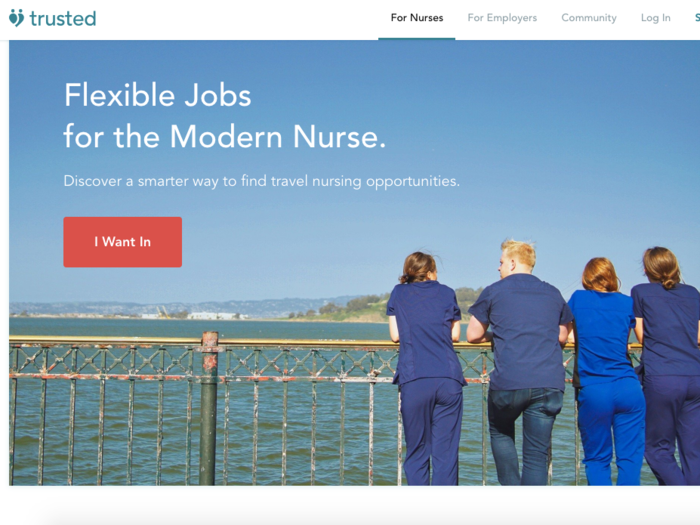 Trusted Health: Software for nurses to find jobs