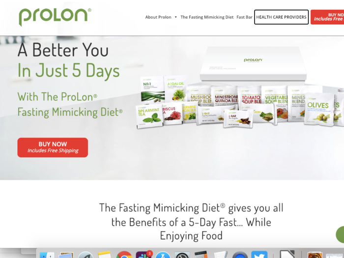 Prolon: Fasting with nutrients