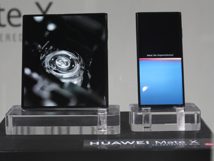 The Mate X runs on Huawei