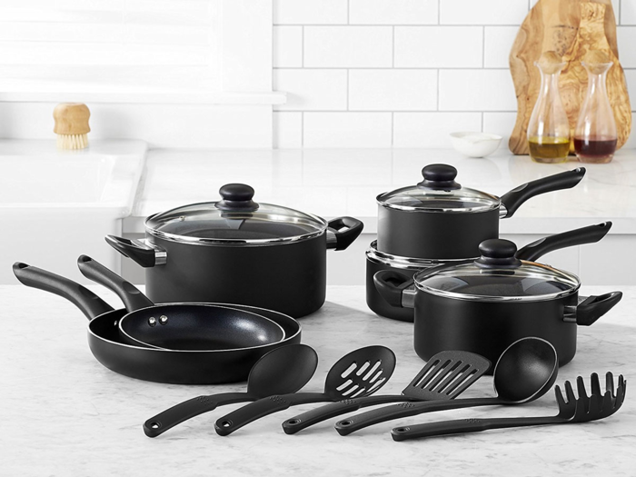 A set of cookware essentials