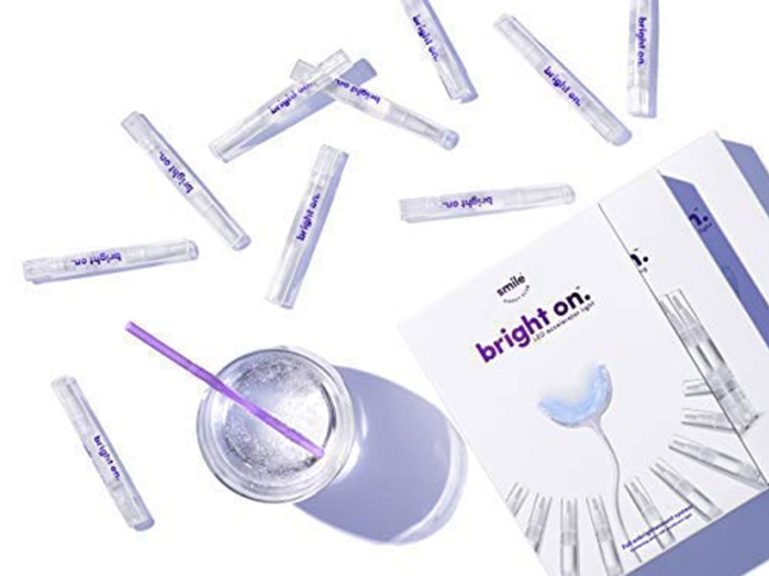 An easy-to-use teeth whitening kit that works in a week