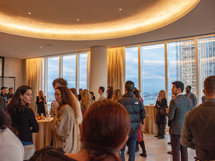 When we stepped into one of the private dining rooms, I felt like I had actually set foot in a glamorous ballroom.