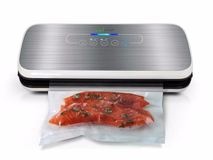 A vacuum sealer system to keep food fresh for up to five times longer