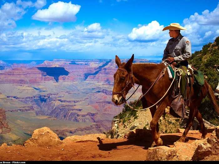 Benjamin Harrison tried to make the Grand Canyon a national park in 1882.