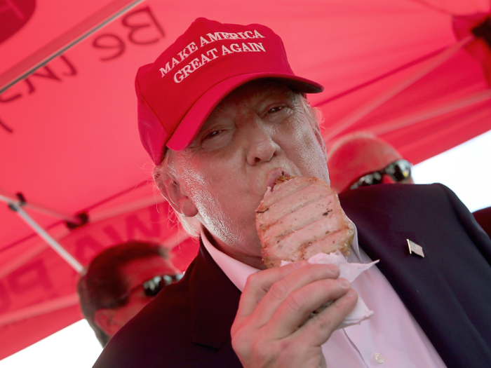 President Trump, who is running for reelection, loves fast food.