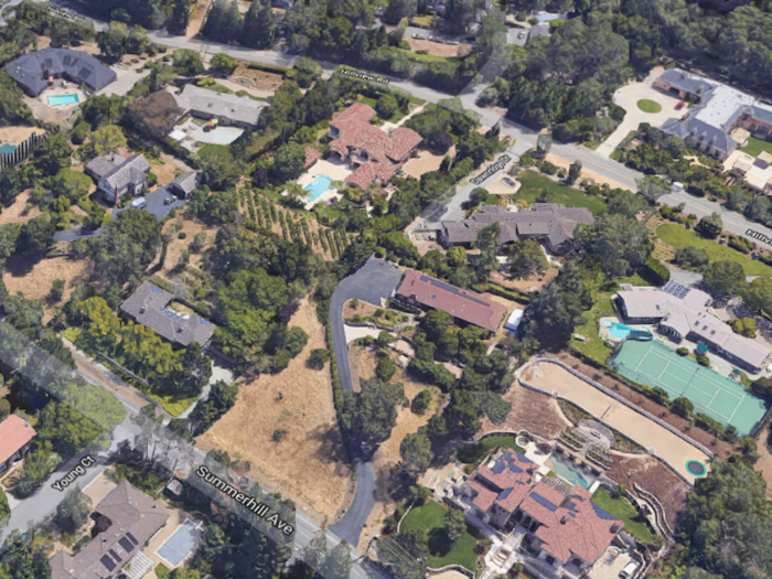 Properties in Los Altos are palatial by California standards. The median sale price is just under $3 million.