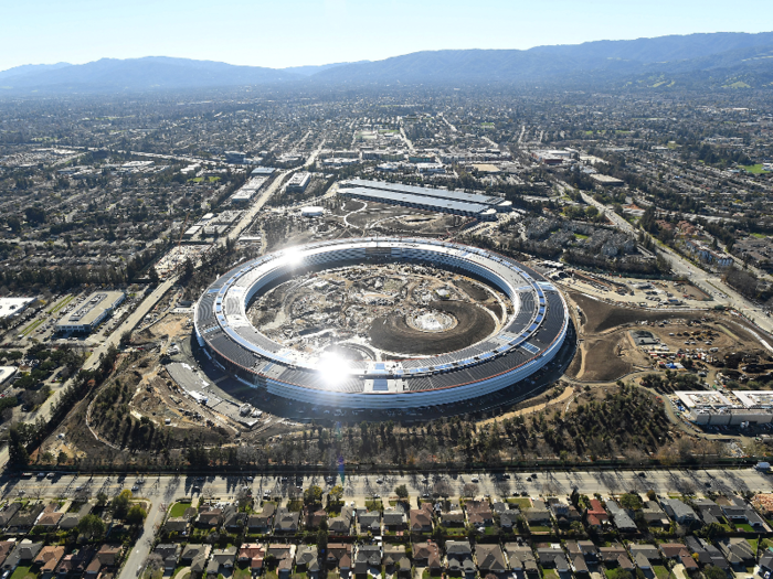 ... and Apple in Cupertino, a city west of San Jose.