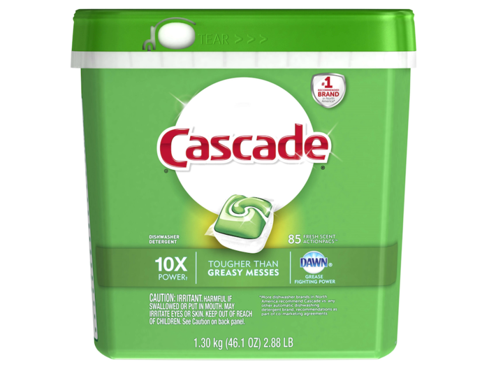 Single load dishwasher detergent