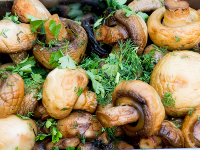 Like Brazil nuts, mushrooms are a good source of selenium.