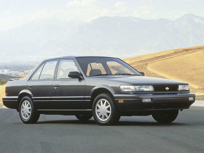 ... Nissan Stanza sedan.