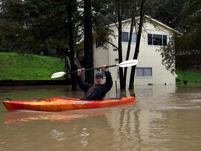 By Wednesday, only half of Guerneville