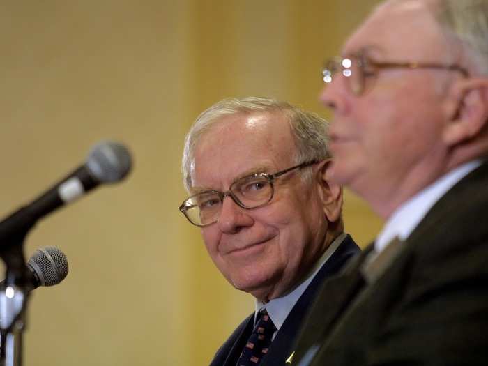 Buffett would eventually join forces with Charlie Munger, commonly referred to as his "right-hand man."