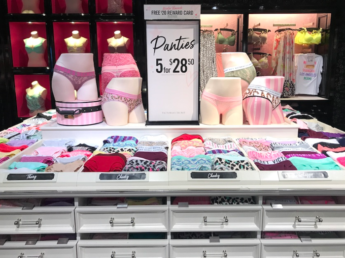 We were also surprised to find that despite its the standard bulk buying deals on panties, there were no sales signs anywhere.