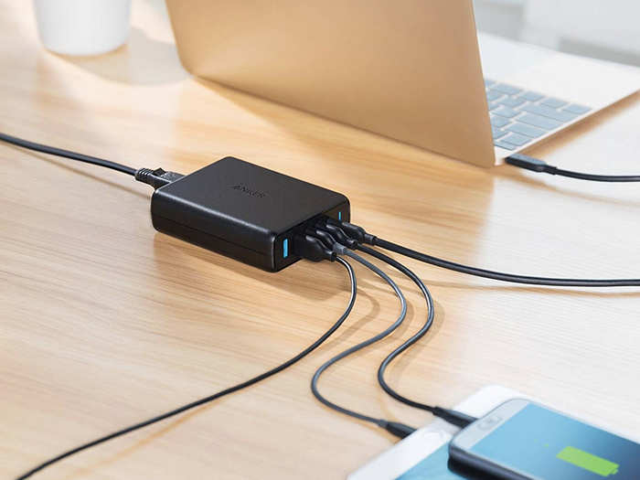 A power adapter that can charge five of my gadgets at once