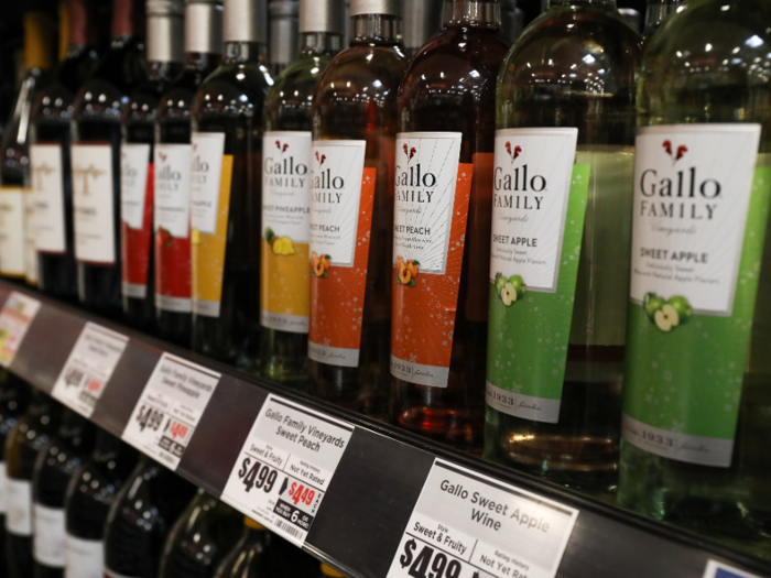 There are the low-priced wines by California-based winery Gallo.