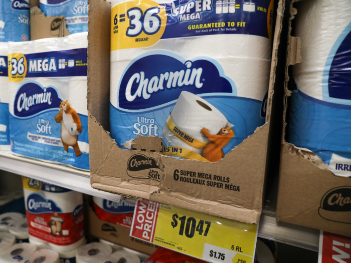 You can get six rolls of Charmin for $10.47 ...