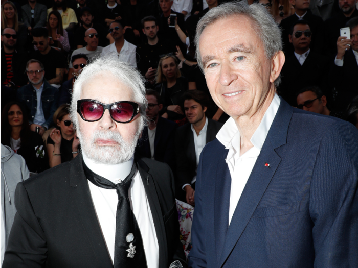 Arnault considered legendary late designer and Chanel creative director Karl Lagerfeld a good friend. "The death of this dear friend deeply saddens me, my wife and my children," Arnault said in a statement. "We loved and admired him deeply. Fashion and culture has lost a great inspiration."