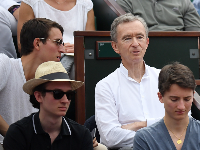 Arnault has five children: two with his first wife and three with his current wife.